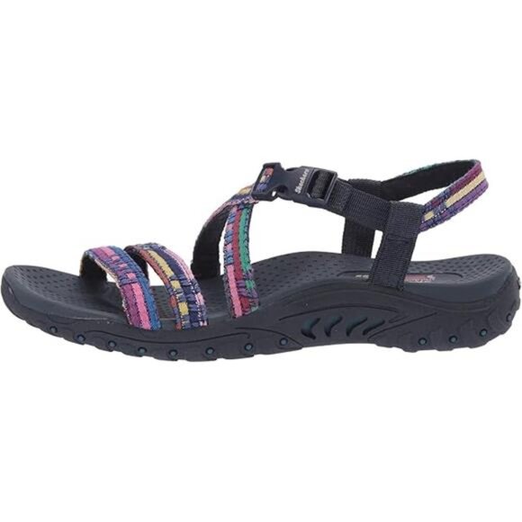 Womens Reggae Sew Me Boho Woven Strappy Slingback - Picture 8 of 8